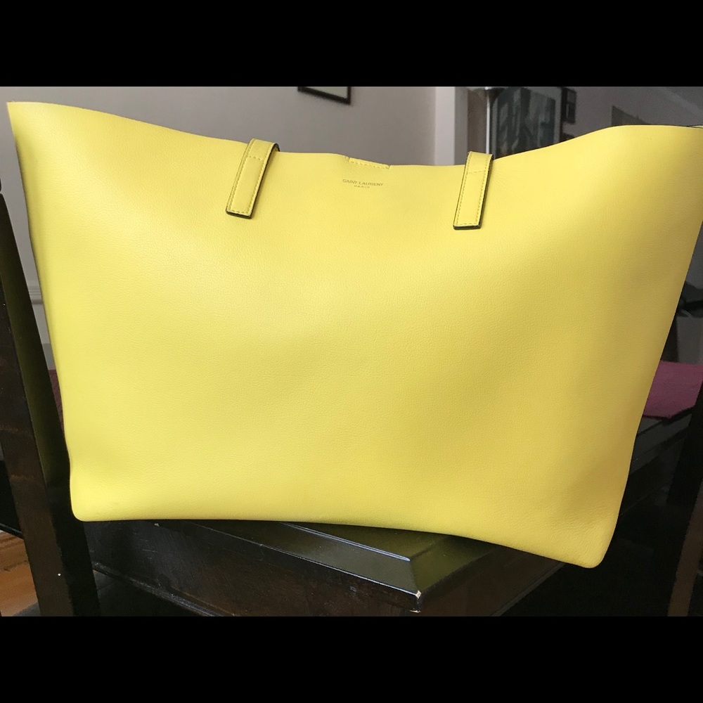 Authentic saint laurent (ysl) tote bag
